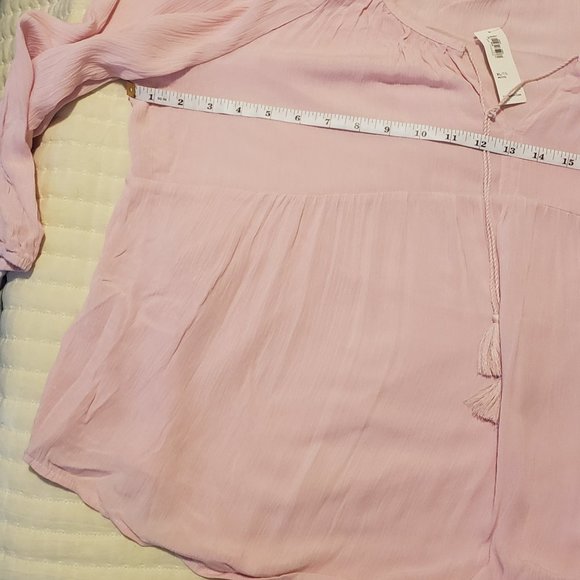 NWT Old Navy Pink peasant top - Picture 6 of 6